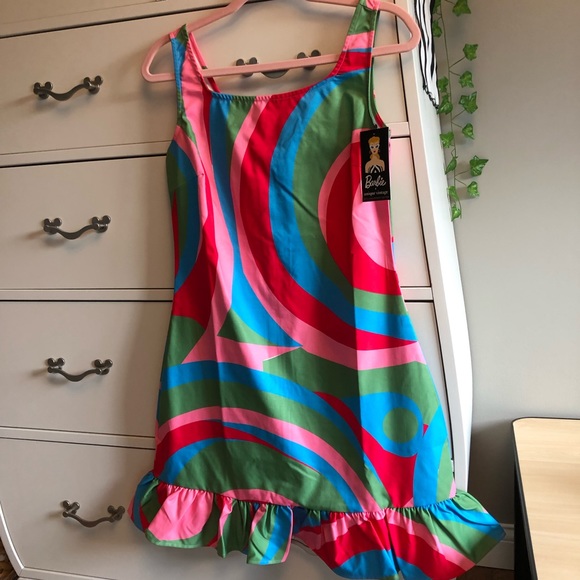 HP✨*NWT* Barbie x Unique Vintage Special 60th Anniversary Mod Dress (Size:Small) - Picture 4 of 8